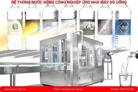 Thiết kế hệ thống nước nóng công nghiệp cho nhà máy đồ uống: Tính tải giờ cao điểm CIP và rửa chai