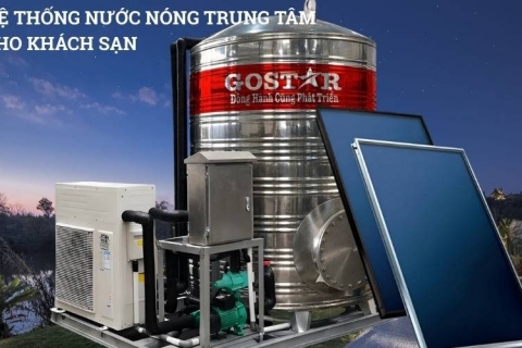 Hệ Thống Nước Nóng Trung Tâm Cho Khách Sạn – Giải Pháp Tiết Kiệm & Ổn Định
