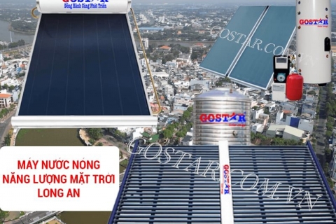 Máy nước nóng năng lượng mặt trời Long An
