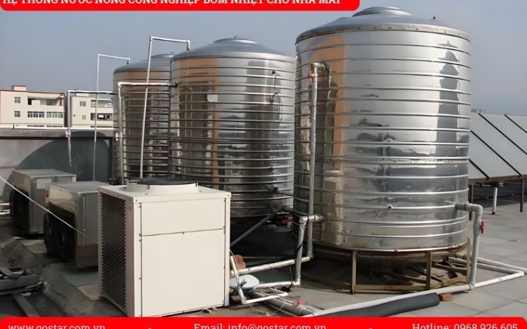 Thiết kế hệ thống nước nóng công nghiệp cho nhà máy chế biến thực phẩm: tách tải CIP và rửa sàn để giảm công suất đỉnh