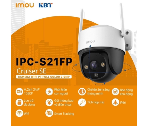 Camera imou wifi s21FP ngoài trời