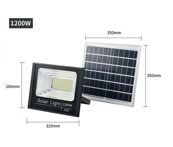 Đèn năng lượng mặt trời 1200W