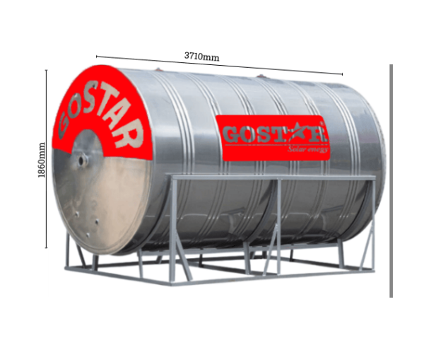 Bồn bảo ôn công nghiệp 8000L ngang Gostar