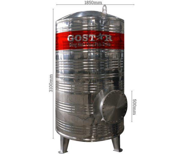 Bồn Bảo Ôn Chịu Áp 7000L Đứng