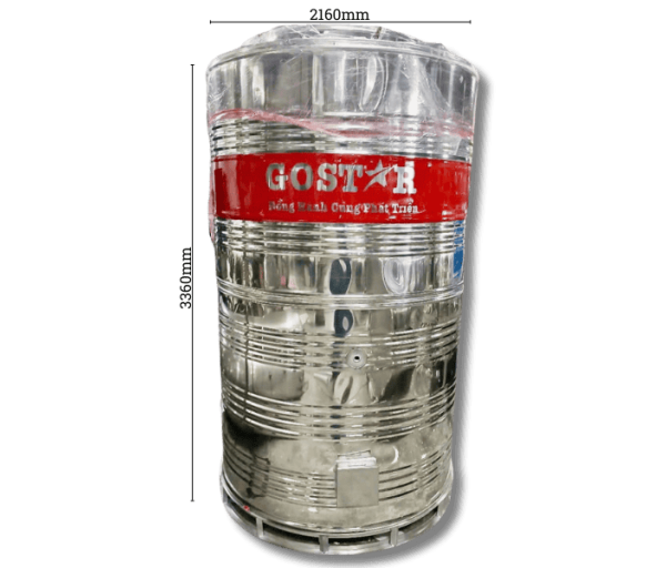 Bồn Bảo Ôn Công Nghiệp 10000L Đứng Gostar