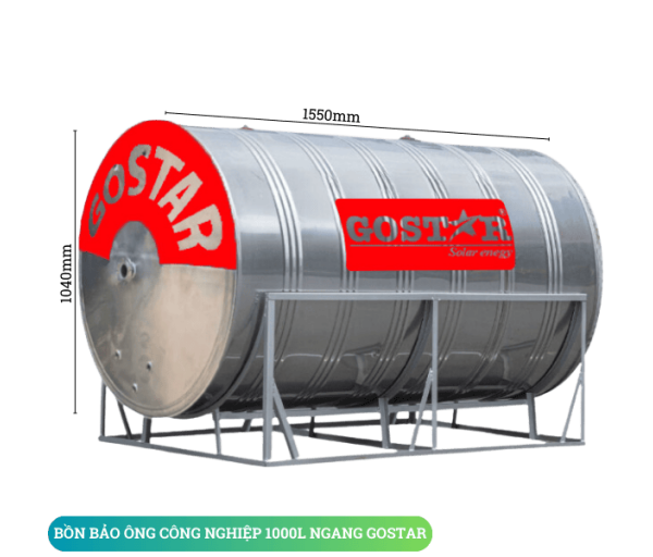 Bồn Bảo Ôn Công Nghiệp 1000L Ngang
