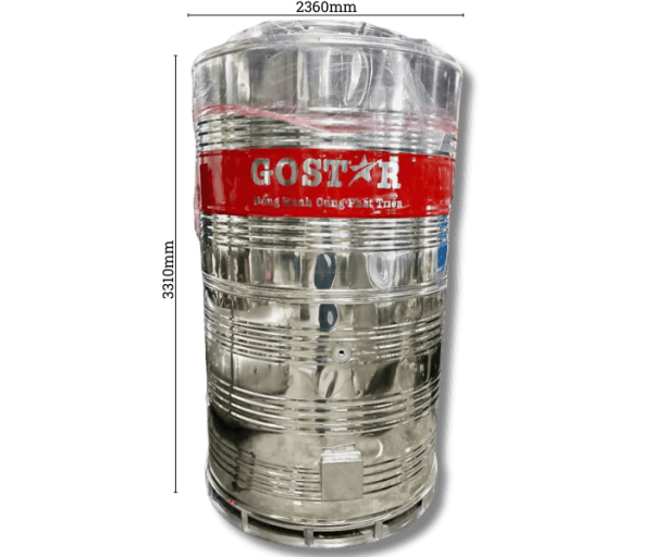 Bồn bảo ôn công nghiệp 12.000L đứng Gostar