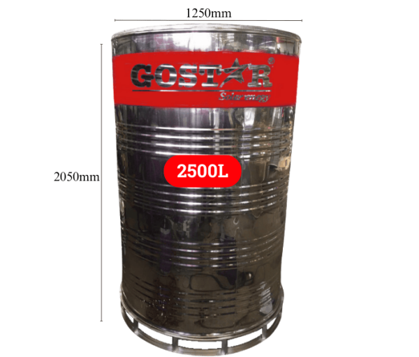 Bồn bảo ôn công nghiệp 2500L đứng