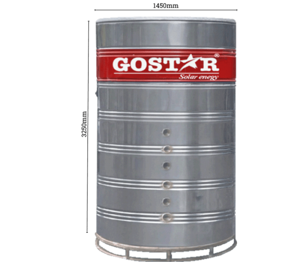 Bồn Bảo Ôn Công Nghiệp 4500L Đứng Gostar