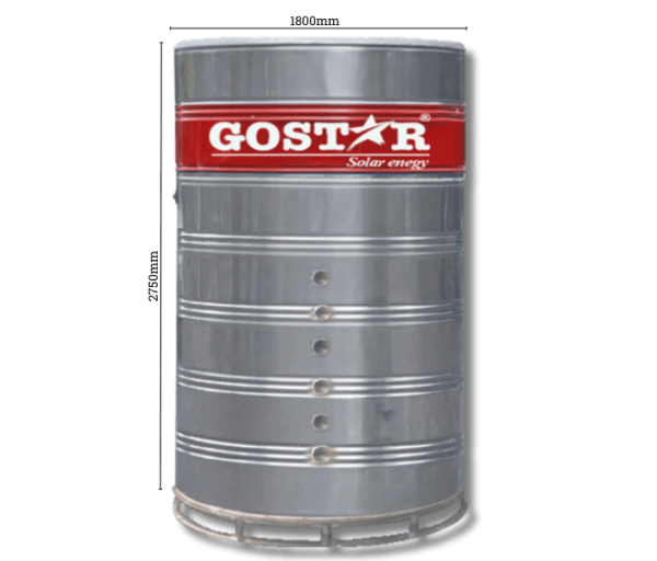 Bồn Bảo Ôn Công Nghiệp 6000L Đứng Gostar