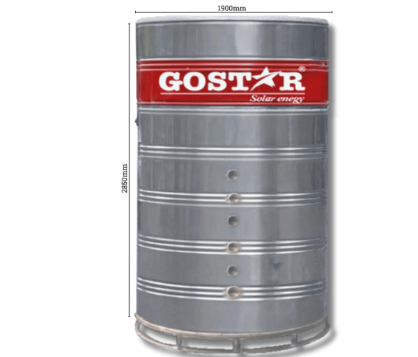 Bồn bảo ôn công nghiệp 7000L đứng Gostar