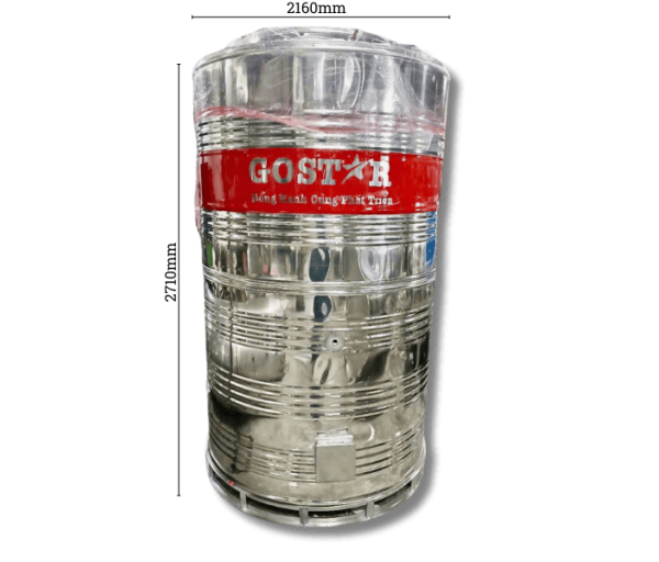 Bồn bảo ôn công nghiệp 8000L đứng Gostar