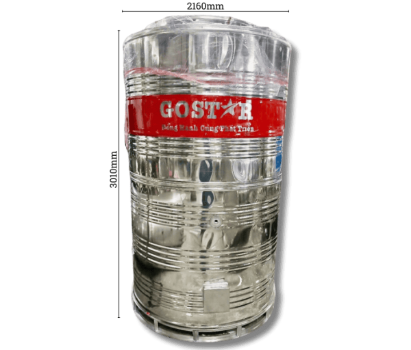 Bồn bảo ôn công nghiệp 9000L đứng Gostar