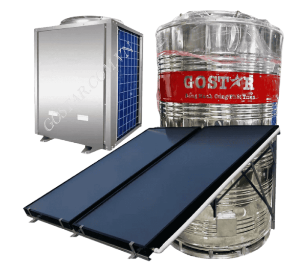 Hệ Thống Nước Nóng Trung Tâm 2000L