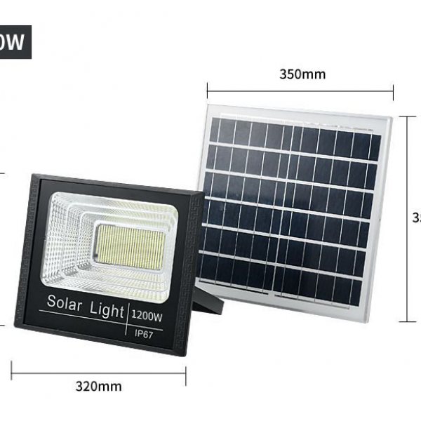 Đèn năng lượng mặt trời 1200W