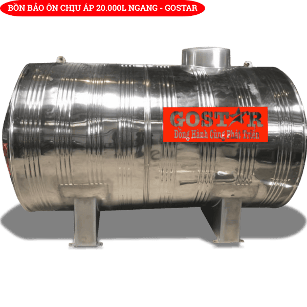 Bồn Bảo Ôn Chịu Áp 20.000L Ngang