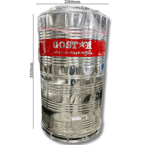 Bồn bảo ôn công nghiệp 12.000L đứng Gostar