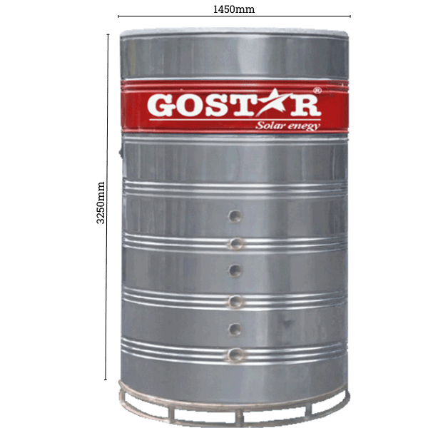 Bồn Bảo Ôn Công Nghiệp 4500L Đứng Gostar