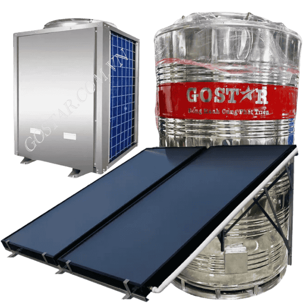 Hệ Thống Nước Nóng Trung Tâm 2000L