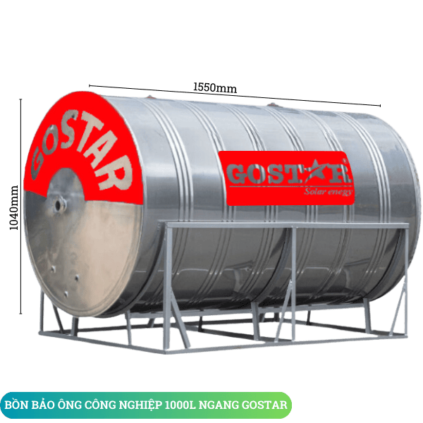 Bồn Bảo Ôn Công Nghiệp 1000L Ngang