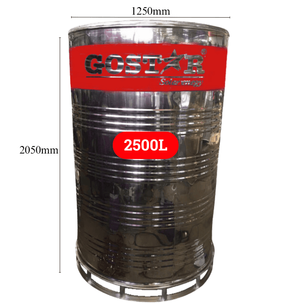Bồn bảo ôn công nghiệp 2500L đứng