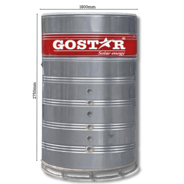 Bồn Bảo Ôn Công Nghiệp 6000L Đứng Gostar