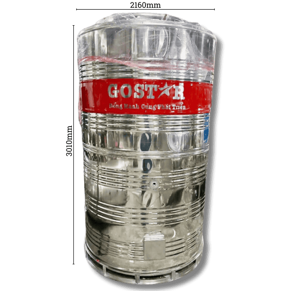 Bồn bảo ôn công nghiệp 9000L đứng Gostar
