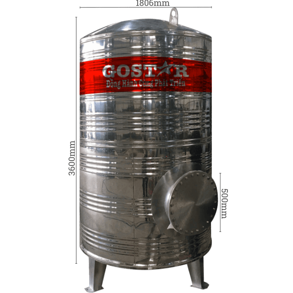 Bồn Bảo Ôn Chịu Áp 8000L Đứng