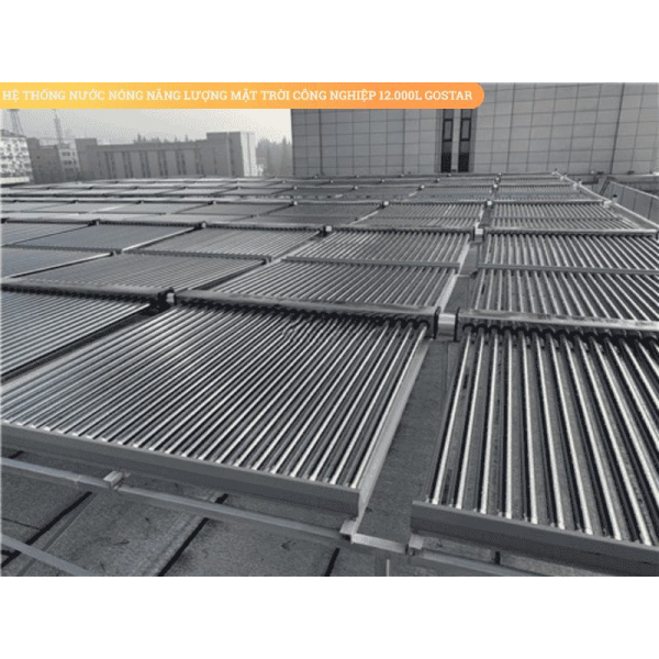 Hệ Thống Nước Nóng Năng Lượng Mặt Trời Công Nghiệp 12.000L