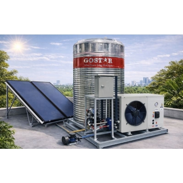 Hệ Thống Nước Nóng Trung Tâm 1000L