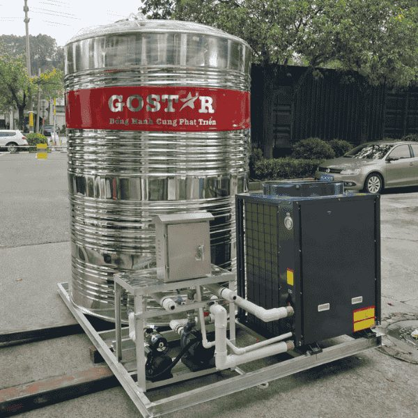 Hệ Thống Nước Nóng Trung Tâm 4000L