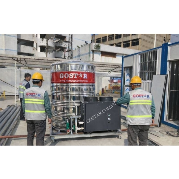 Hệ Thống Nước Nóng Trung Tâm 8000L